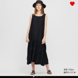 ユニクロ(UNIQLO)のユニクロ ツイストプリーツワンピース(ロングワンピース/マキシワンピース)