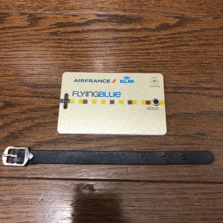 フライングブルーゴールド ラゲージタグ airfrance KLM(旅行用品)