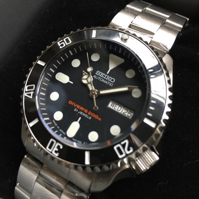 SEIKO - セイコーダイバー SKX009 J ネイビーボーイ MOD カスタムの通販 by syachi44's shop｜セイコーならラクマ