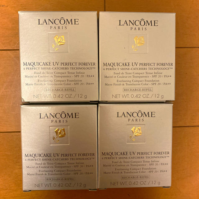 LANCOME MAQUICAKE UV perfect forever ×4個