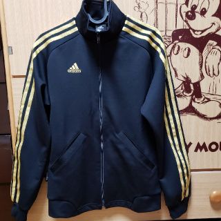 アディダス(adidas)のadidas　黒×金色ジャージ(ジャージ)