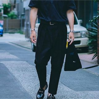 NEAT  moleskin Tapered 44 black(スラックス)