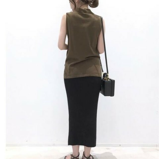 L'Appartement DEUXIEME CLASSE(アパルトモンドゥーズィエムクラス)のL'AppartementSilk*CTN N/S TOPS◆ レディースのトップス(ニット/セーター)の商品写真