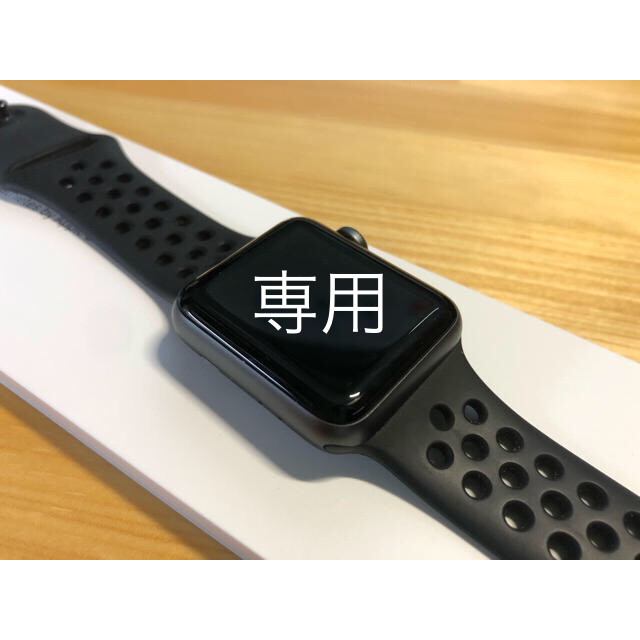 Applewatch シリーズ3 Nikeモデル セルラー 美品メンズ - 腕時計(デジタル)
