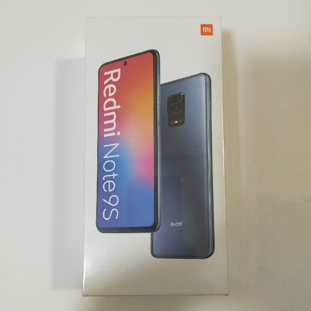 Redmi Note 9S 6G 128GB 青 新品未開封 国内品 納品書④-