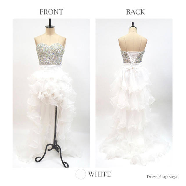 AngelR(エンジェルアール)のドレス　純白　ゴージャス♡ レディースのフォーマル/ドレス(ロングドレス)の商品写真