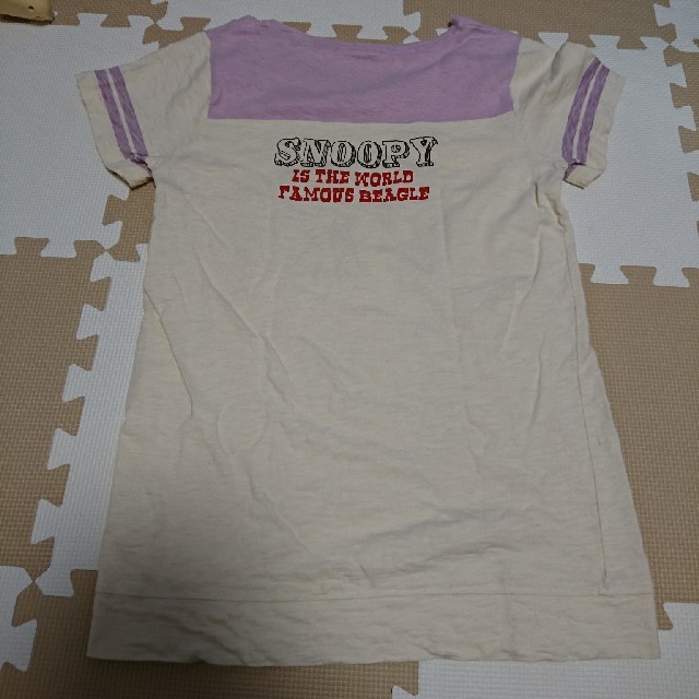 SNOOPY(スヌーピー)のスヌーピー love Tシャツ 古着 ハート USJ レディースのトップス(Tシャツ(半袖/袖なし))の商品写真