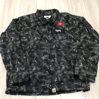 アベイシングエイプ(A BATHING APE)のSTUSSY X BAPE ジャケット 【ステューシー エイプ ベイプ】(ナイロンジャケット)