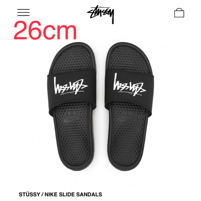 STUSSY  NIKE  SLIDE SANDALS  ベナッシ