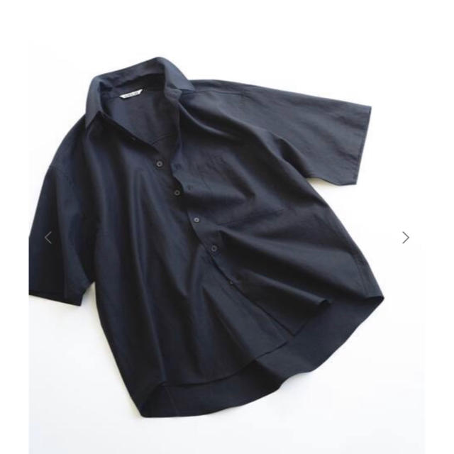 COMOLI(コモリ)のオーラリー　別注 WASHED FINX TWILL ハーフ　スリーブ　シャツ  メンズのトップス(シャツ)の商品写真