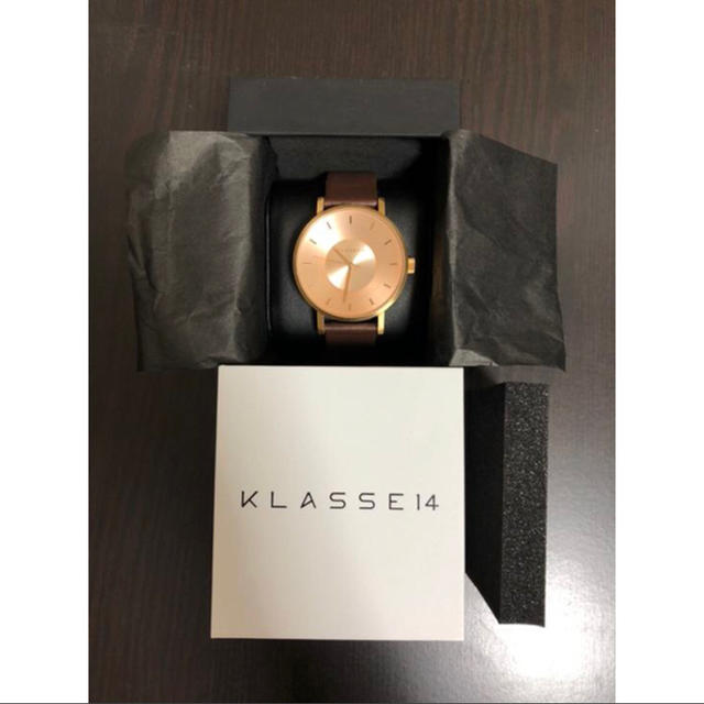 KLASSE14 腕時計 rose gold 電池交換済（2020/7/25）