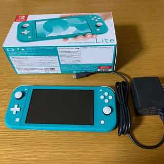 Nintendo Switch  Lite ターコイズ　中古美品(家庭用ゲーム機本体)