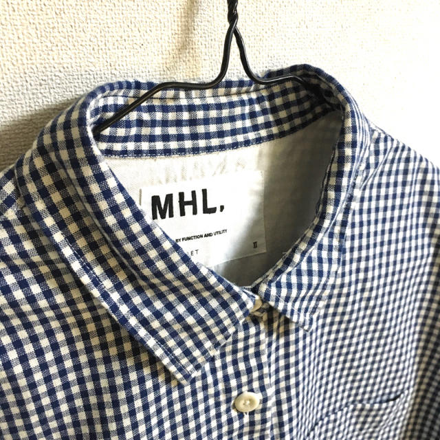 MARGARET HOWELL(マーガレットハウエル)の【値下げしました】MHL. ギンガムチェックシャツ レディースのトップス(シャツ/ブラウス(半袖/袖なし))の商品写真