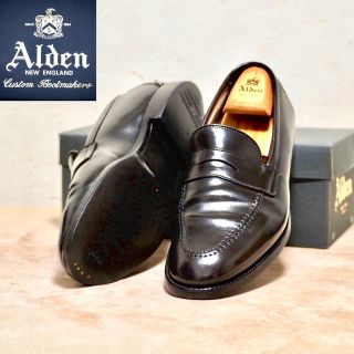 オールデン(Alden)のAlden 9.5E オールデン コードバン ペニーローファー(ドレス/ビジネス)