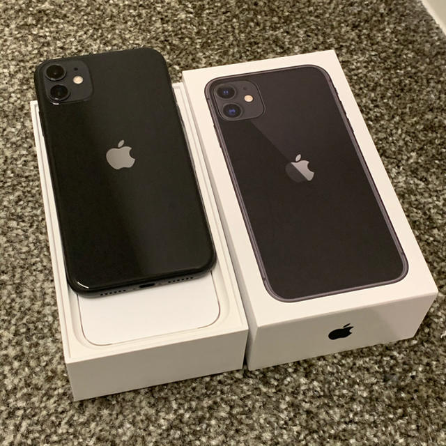 iPhone11 64GB SIMフリー バッテリー100％ - スマートフォン本体