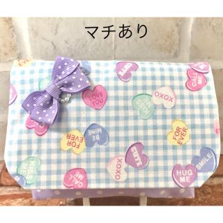 移動ポケット　女の子　ハートブルー(外出用品)