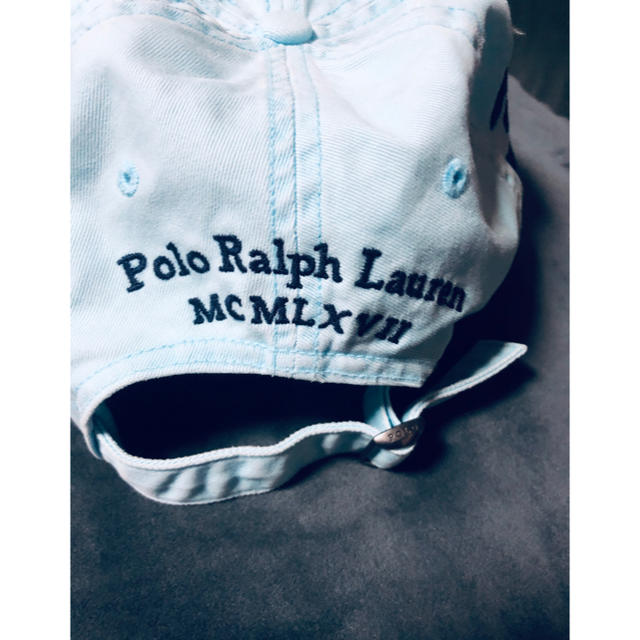 Ralph Lauren(ラルフローレン)のRalphlauren cap POLO ラルフローレン　帽子　水色 レディースの帽子(キャップ)の商品写真