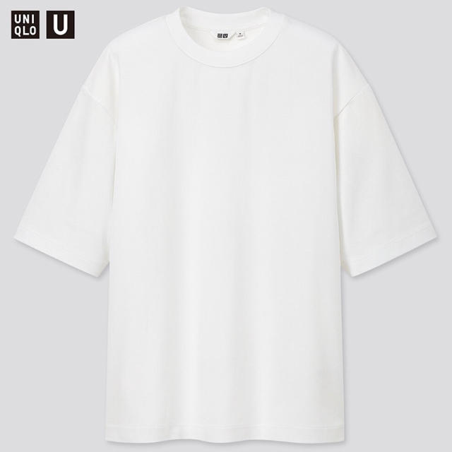 UNIQLO(ユニクロ)のUNIQLO エアリズムコットンオーバーサイズTシャツ　サイズL メンズのトップス(Tシャツ/カットソー(半袖/袖なし))の商品写真