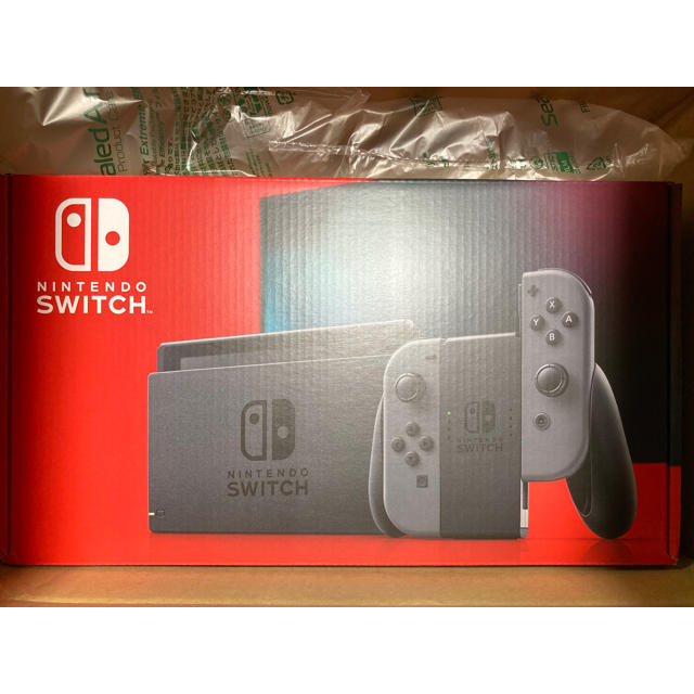 新品　新型　Nintendo Switch　本体　グレー