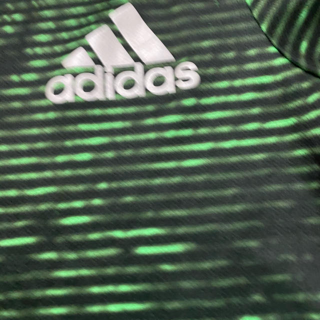 adidas(アディダス)のアディダス adidas Tシャツ　サッカー　キッズ130 グリーン キッズ/ベビー/マタニティのキッズ服男の子用(90cm~)(Tシャツ/カットソー)の商品写真