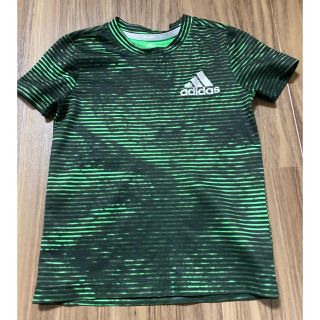 アディダス(adidas)のアディダス adidas Tシャツ　サッカー　キッズ130 グリーン(Tシャツ/カットソー)