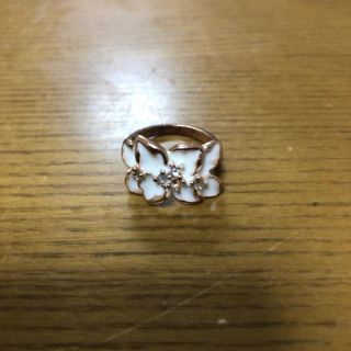 お花　指輪　中古品(リング(指輪))