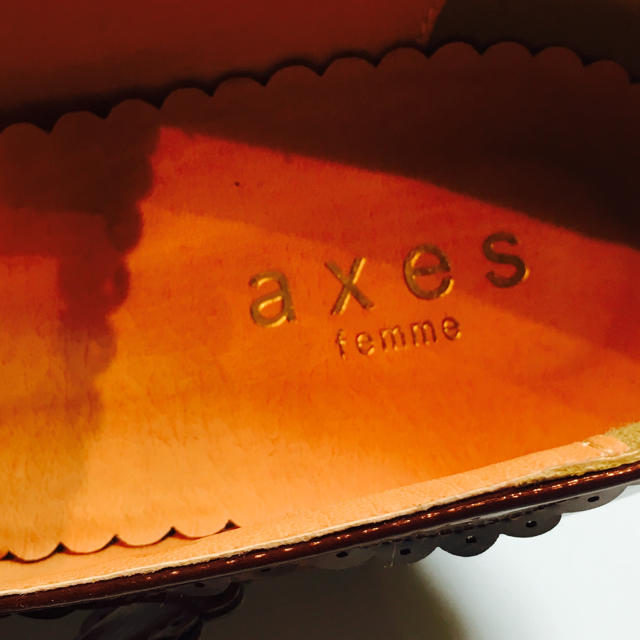 axes femme(アクシーズファム)のアクセス、エナメルレースシューズ♪ レディースの靴/シューズ(ローファー/革靴)の商品写真