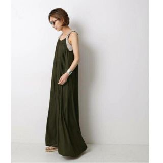 ドゥーズィエムクラス Sun Dress サン ドレス  ワンピース カーキ