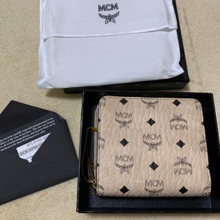 エムシーエム(MCM)のアップルパイ様専用☆MCM モノグラムジップウォレット ベージュ(財布)