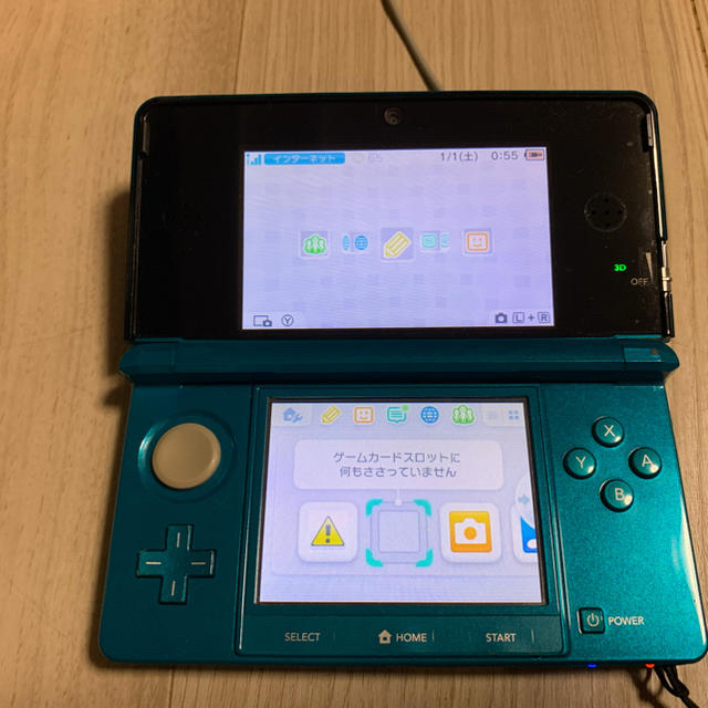 Nintendo 3DS 本体 アクアブルー SDカード 拡張スライドパット付き マーケティング 【当店限定販売】