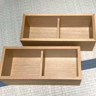 ムジルシリョウヒン(MUJI (無印良品))の無印良品･壁に付けられる家具･2連×2と3連(リビング収納)