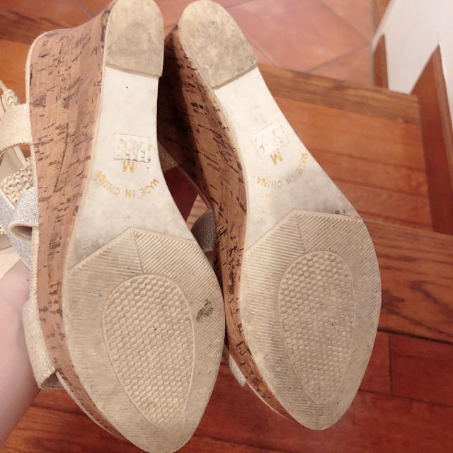 ウェッジソールサンダル🤍 レディースの靴/シューズ(サンダル)の商品写真