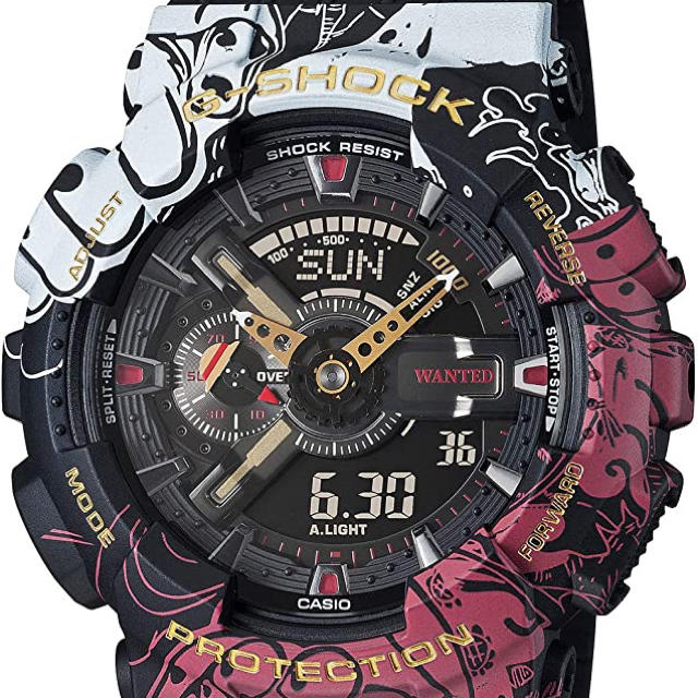 ONE PIECEコラボレーションモデル GA-110JOP-1A4JR時計