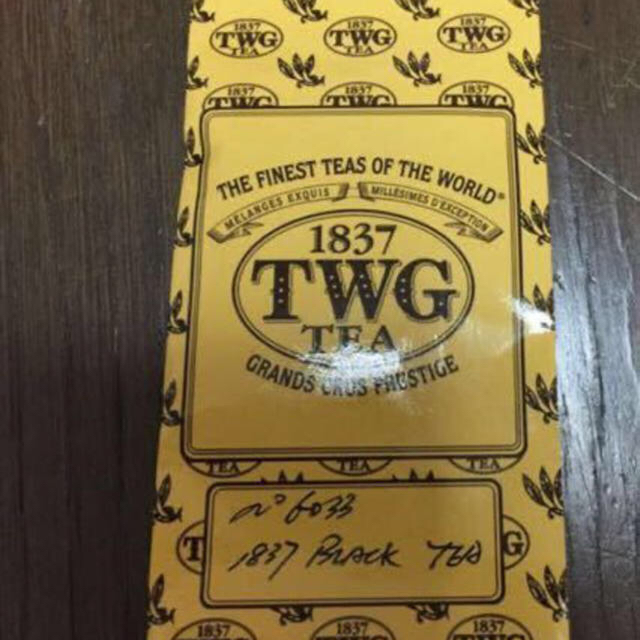 限定値下げ✨TWG❤紅茶❤1837black tea❤50g❤新品未使用未開封 食品/飲料/酒の飲料(茶)の商品写真