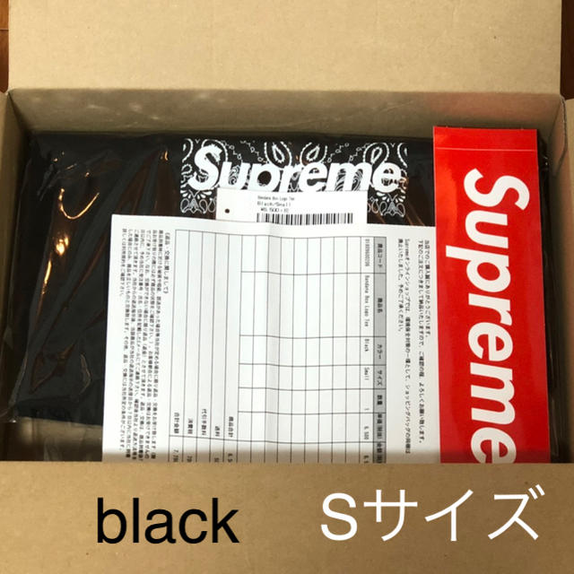 【未使用】Supreme Bandana Box Logo Tee 19FW