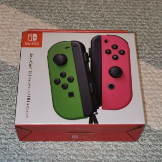 ニンテンドースイッチ(Nintendo Switch)のNintendo JOY-CON (L)/(R) ネオングリーン/ネオンピ…(家庭用ゲーム機本体)