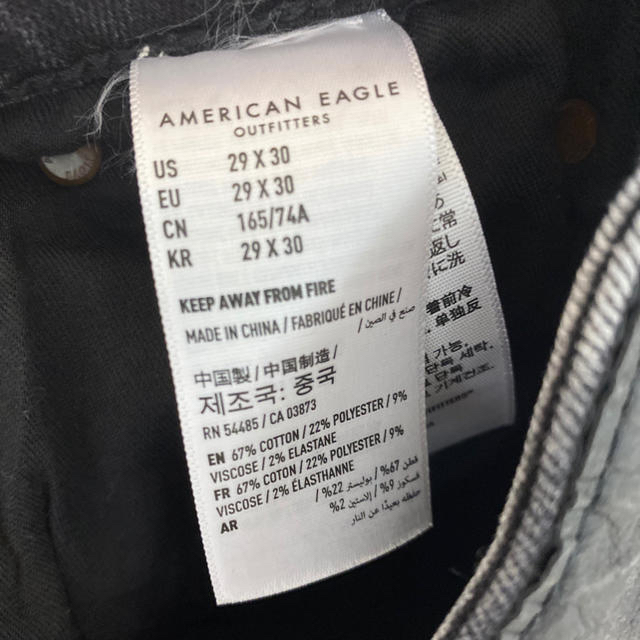 American Eagle(アメリカンイーグル)の.*･ﾟアメリカンイーグル デニム Ｍサイズ.ﾟ･*. メンズのパンツ(デニム/ジーンズ)の商品写真