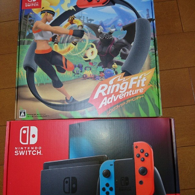 値下げしました！任天堂switch本体＋リングフィットアドベンチャーセット