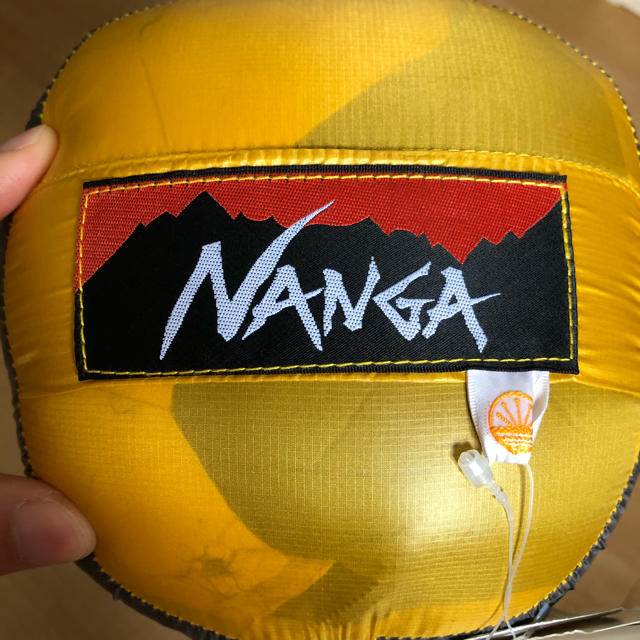 NANGA ナンガ シュラフ UDD BAG380 レギュラー YEL 日本製