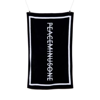 ピースマイナスワン(PEACEMINUSONE)の【即日発送】peaceminusone BEACH TOWEL #1 BLACK(タオル/バス用品)