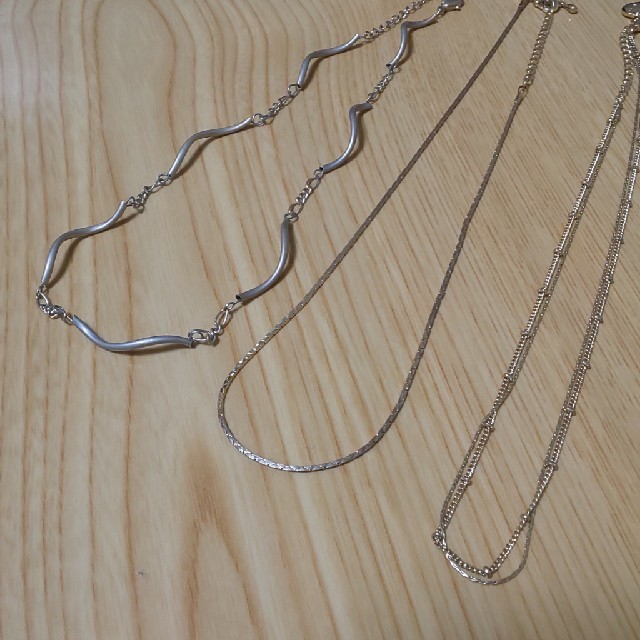 しまむら(シマムラ)のネックレス3種 プチプラのあや レディースのアクセサリー(ネックレス)の商品写真