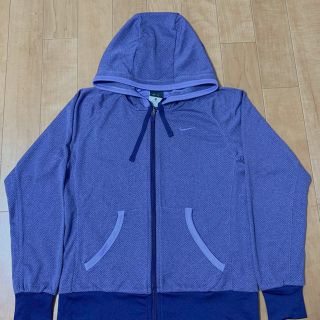 ナイキ(NIKE)のNIKE ナイキ　パーカー　Mサイズ　パープル　DRY-FIT(パーカー)