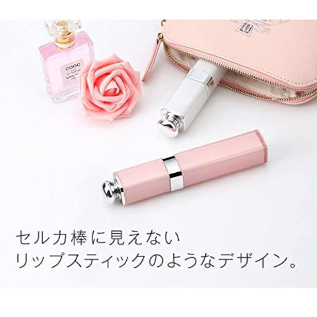 リップスティック型セルカ棒♡ スマホ/家電/カメラのスマホアクセサリー(自撮り棒)の商品写真