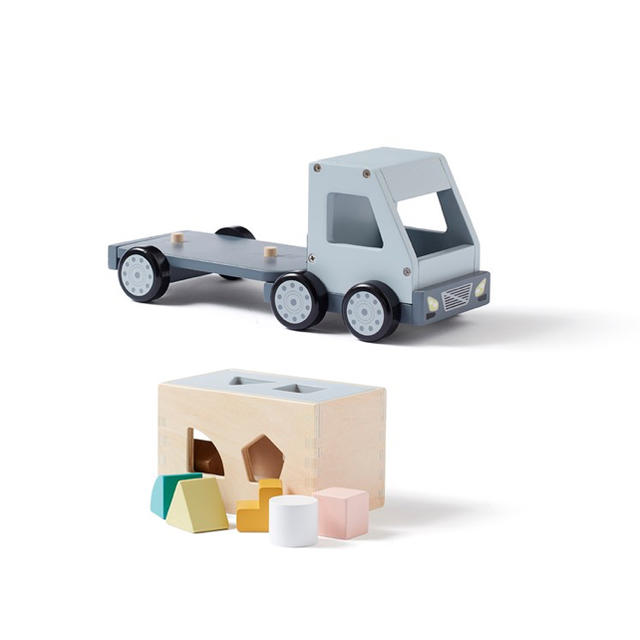 gelato pique(ジェラートピケ)の★Kid's Concept★キッズコンセプト 型はめトラック 車のおもちゃ キッズ/ベビー/マタニティのおもちゃ(電車のおもちゃ/車)の商品写真