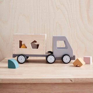 ジェラートピケ(gelato pique)の★Kid's Concept★キッズコンセプト 型はめトラック 車のおもちゃ(電車のおもちゃ/車)