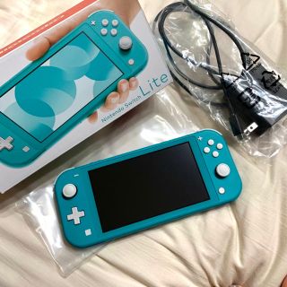 ニンテンドースイッチ(Nintendo Switch)のNintendo Switch  Lite ターコイズ　中古品(家庭用ゲーム機本体)