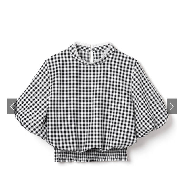 GRL(グレイル)の新品タグ付き GRL ギンガムチェックブラウス レディースのトップス(シャツ/ブラウス(半袖/袖なし))の商品写真