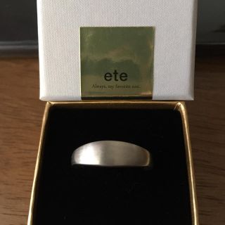 エテ(ete)のete エテ　シルバーリング　19【美品】(リング(指輪))