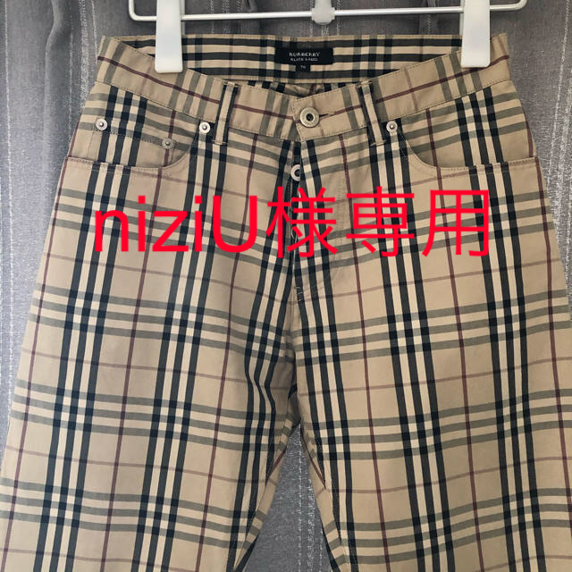 Burberry BLACK LABEL ノバチェック スラックス Burberry BLACK LABEL ノバチェック スラックス