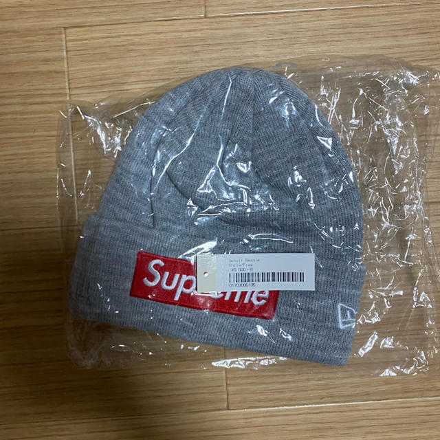 F実寸サイズ高さ18AW SUPREME New Era Box Logo Beanie